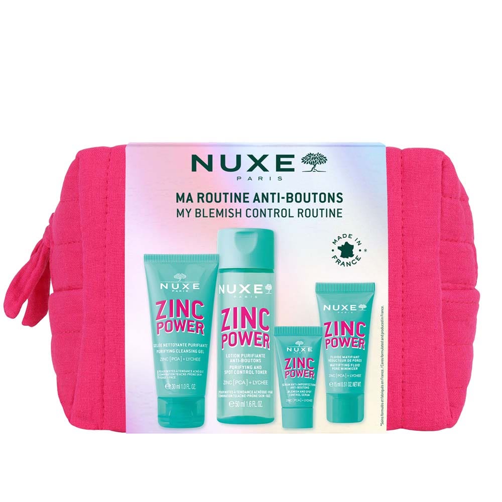 Nuxe Zinc Power Trousse Ma Routine Anti-Boutons 100ml
