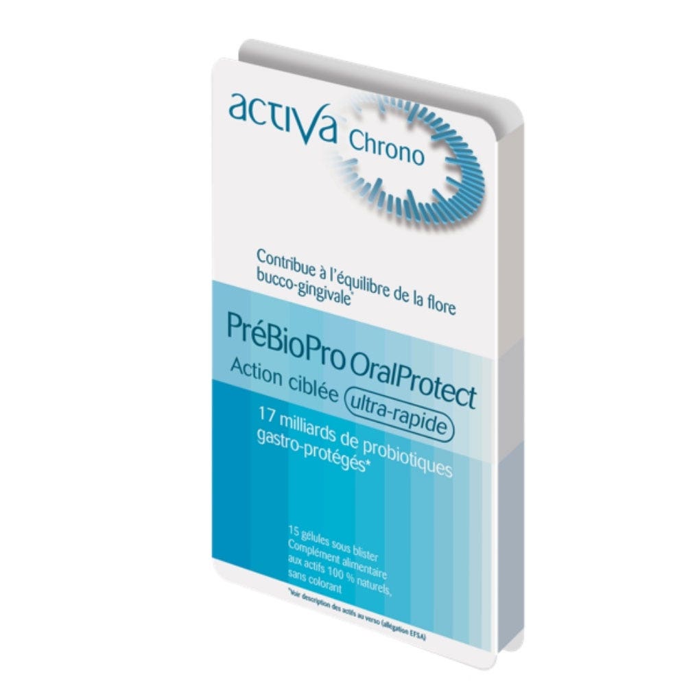 Activa Chrono Prébiopro Oral Protect 15 Gélules