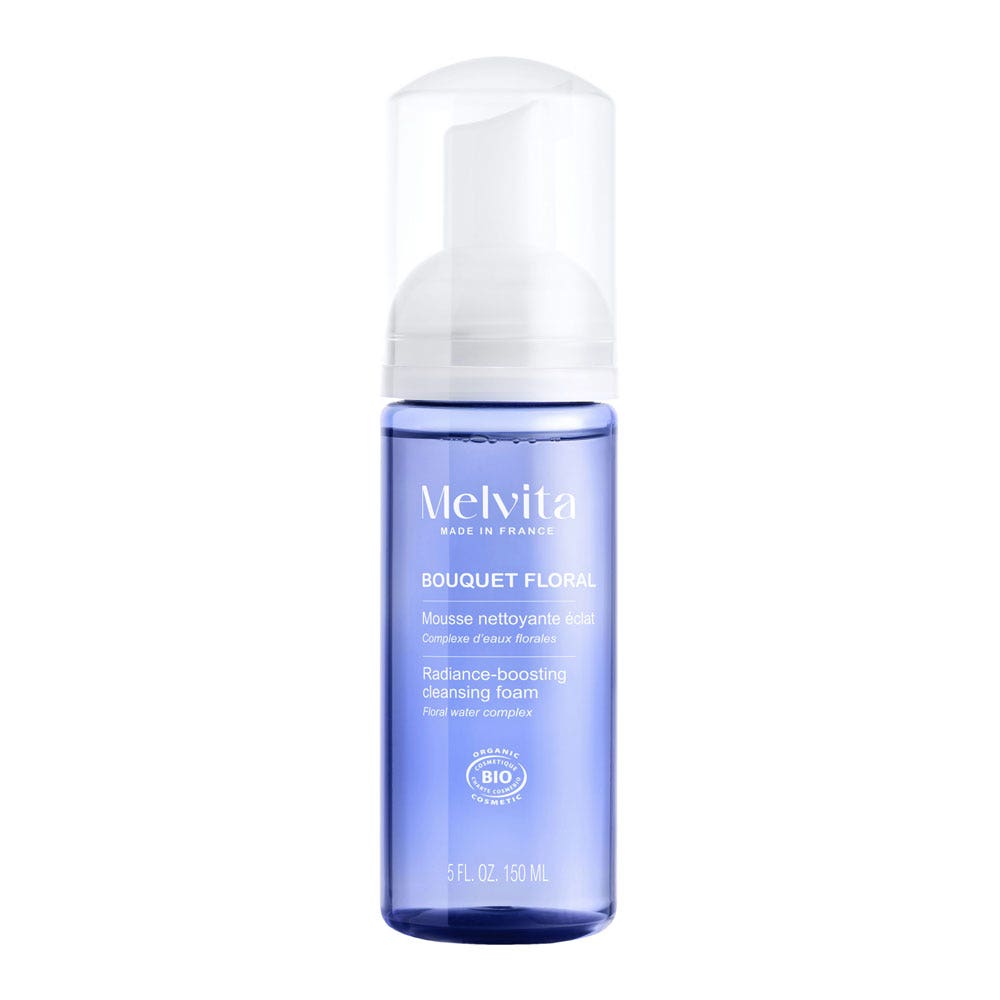 Melvita Bouquet Floral Mousse Nettoyante Eclat 150ml