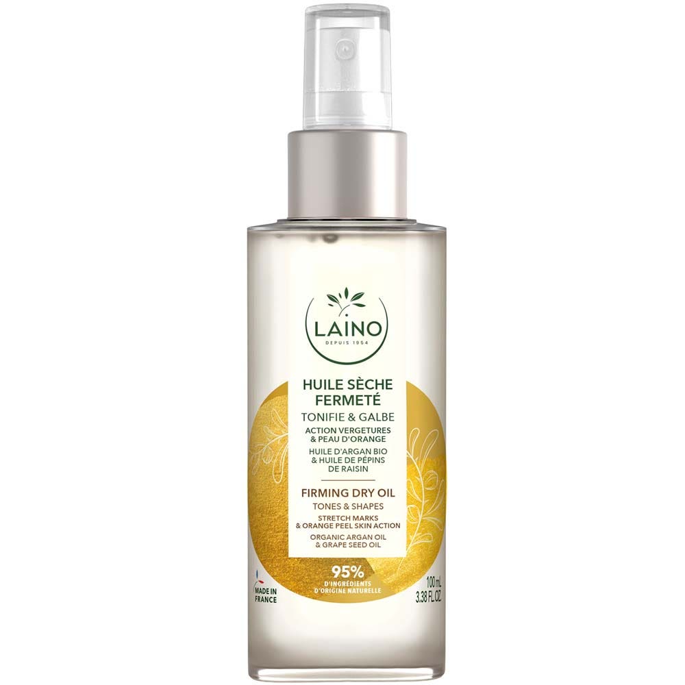 Laino Huile Sèche Fermeté Huile d'Argan Bio & Pépins de Raisins 100ml