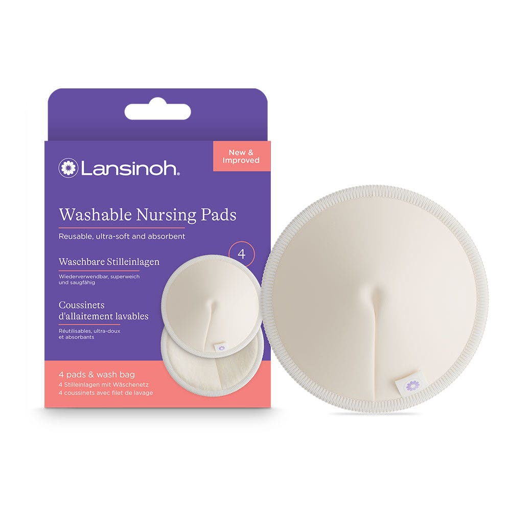 Lansinoh Coussinets D'allaitement Lavables x4