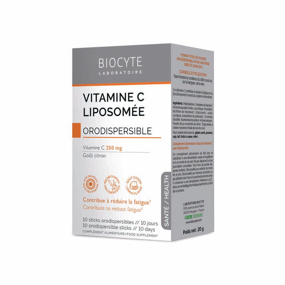 Biocyte Santé Vitamine C Liposomée 10 Sticks