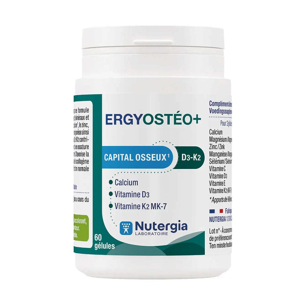 Nutergia Ergyosteo+ Ossature 60 Gélules