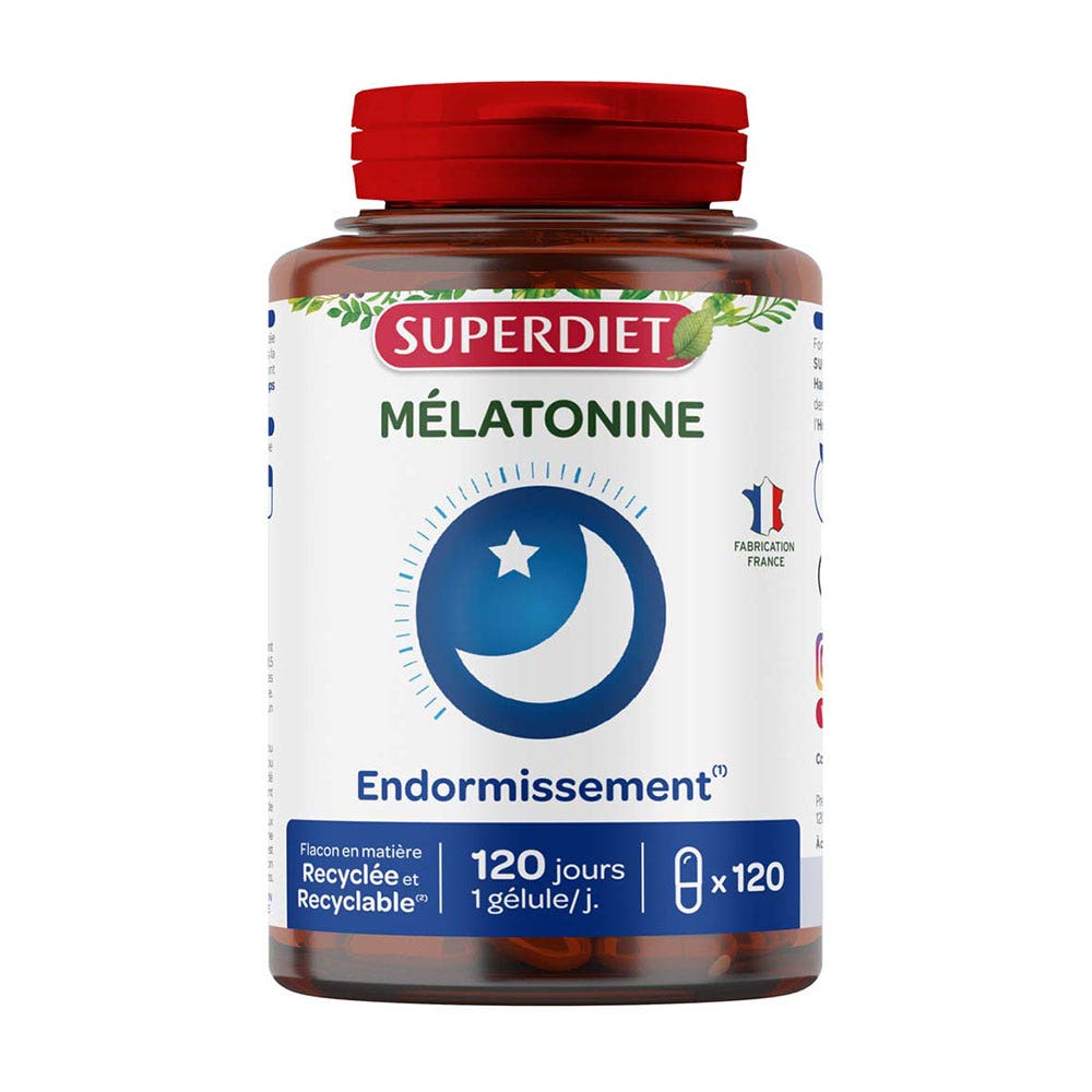 Superdiet Mélatonine 120 Gélules