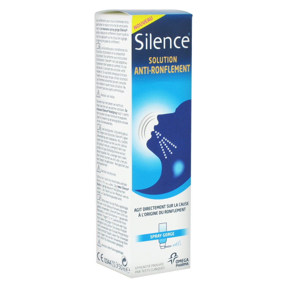 Alipuro Silence Anti-ronflement Aerosol Buccal 50ml