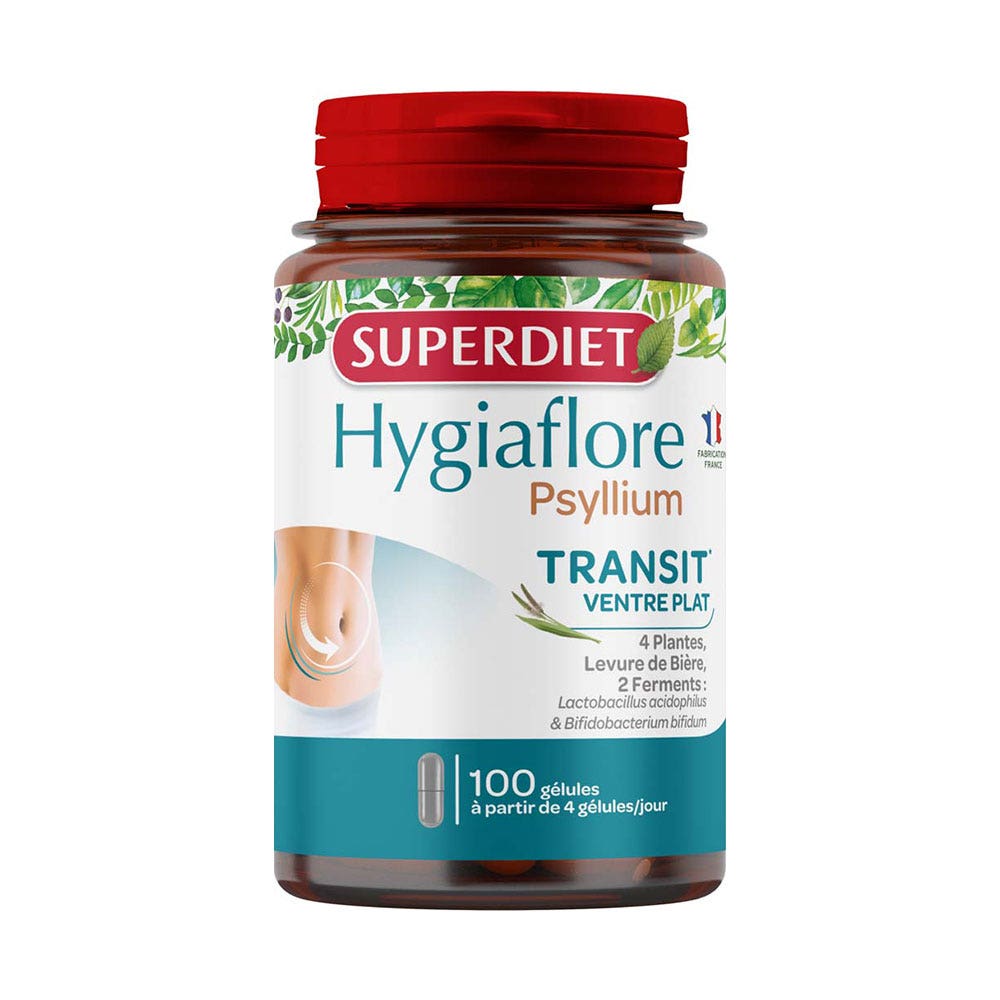Superdiet Hygiaflore Transit 100 Gélules