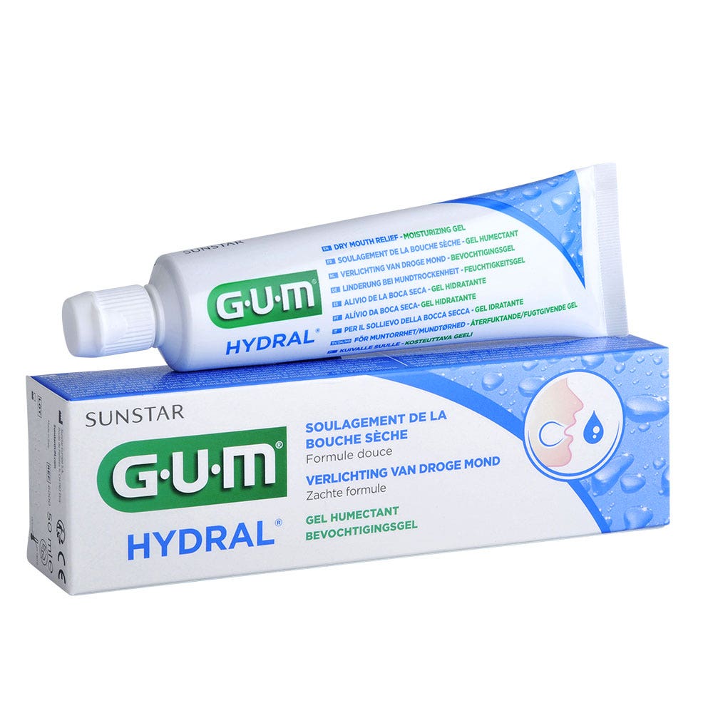 Gum Hydral Gel Humectant Soulagement Bouche Sèche 50ml
