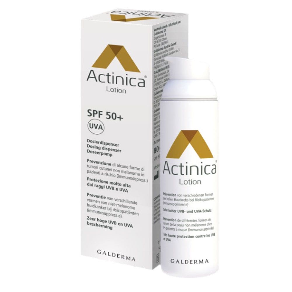 Galderma Actinica Lotion Prevention Solaire Tres Haute Protection 80g
