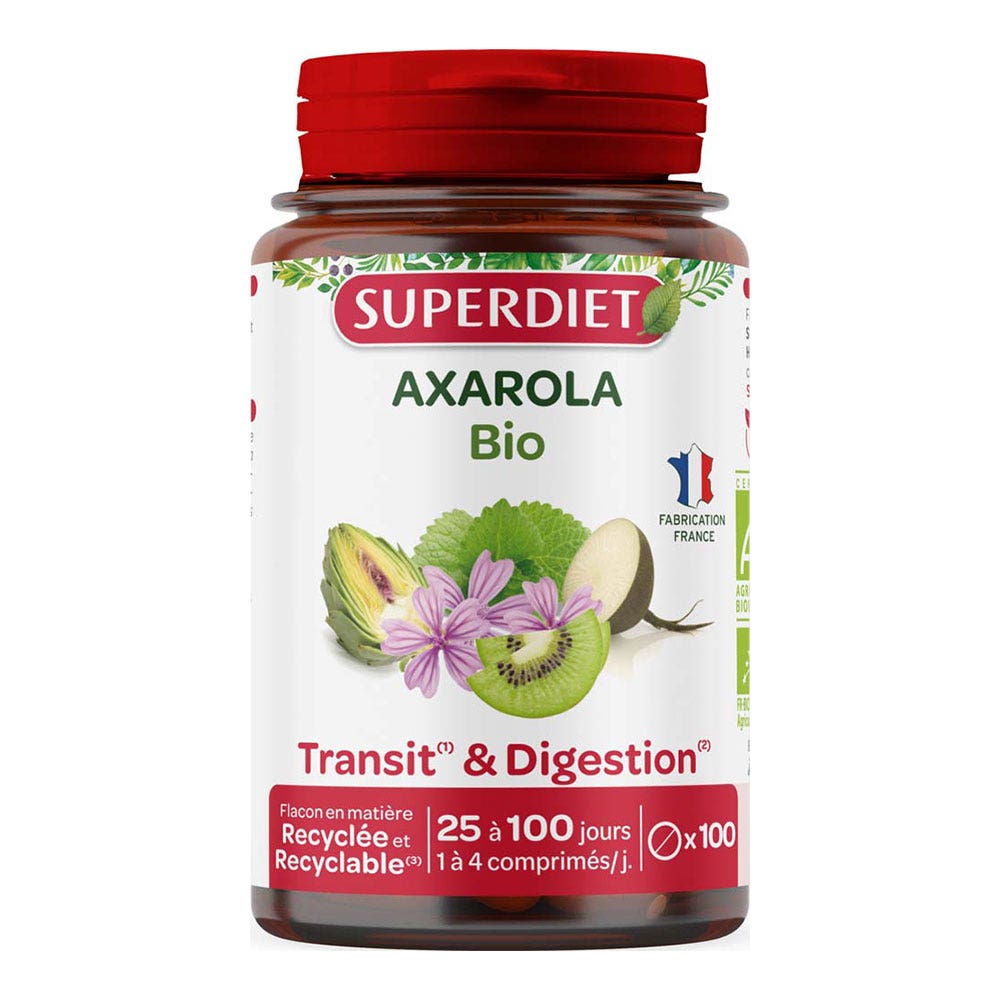 Superdiet Axarola Mauve Bio 100 Comprimés