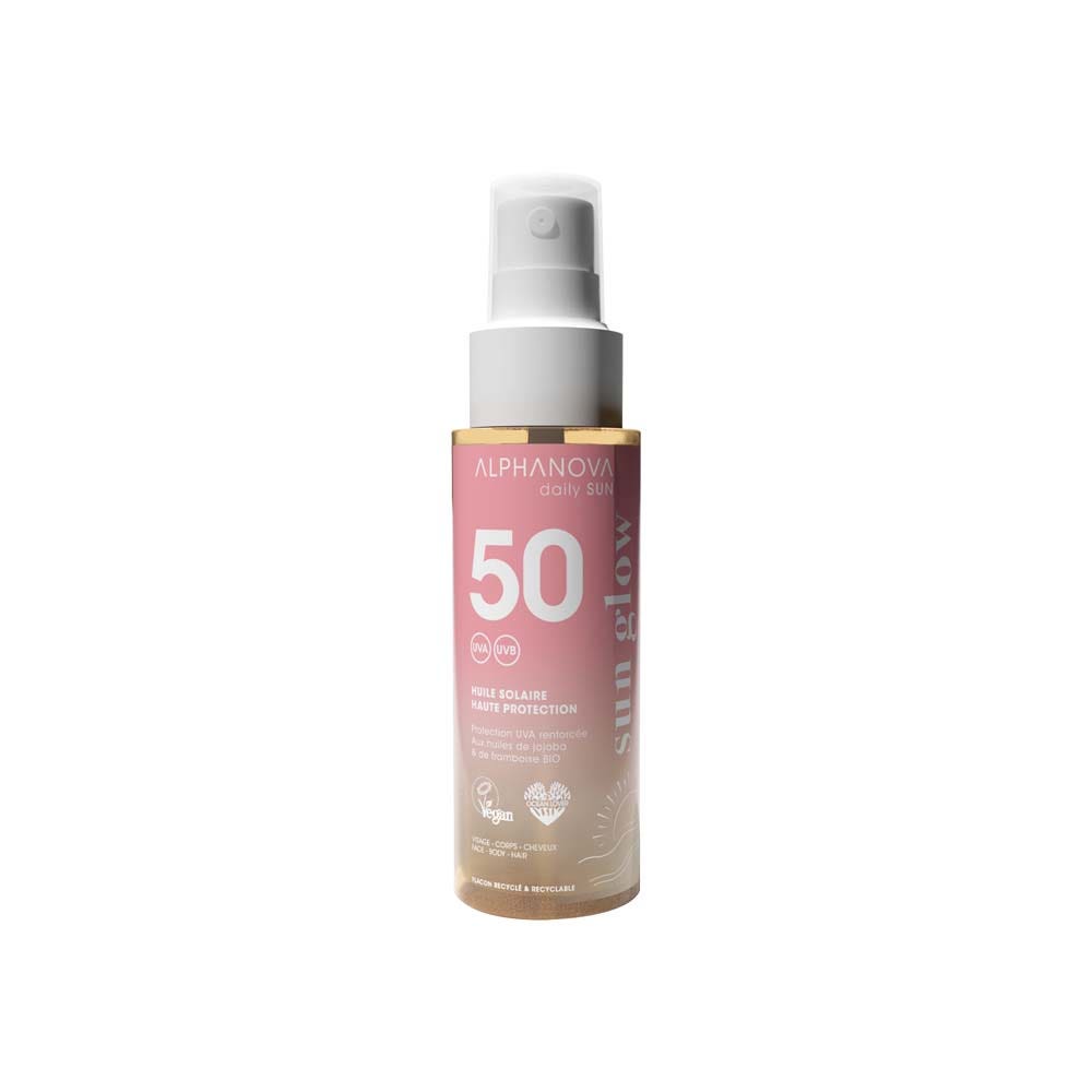 Alphanova Daily Sun Huile Solaire SPF50 Format Voyage 50ml
