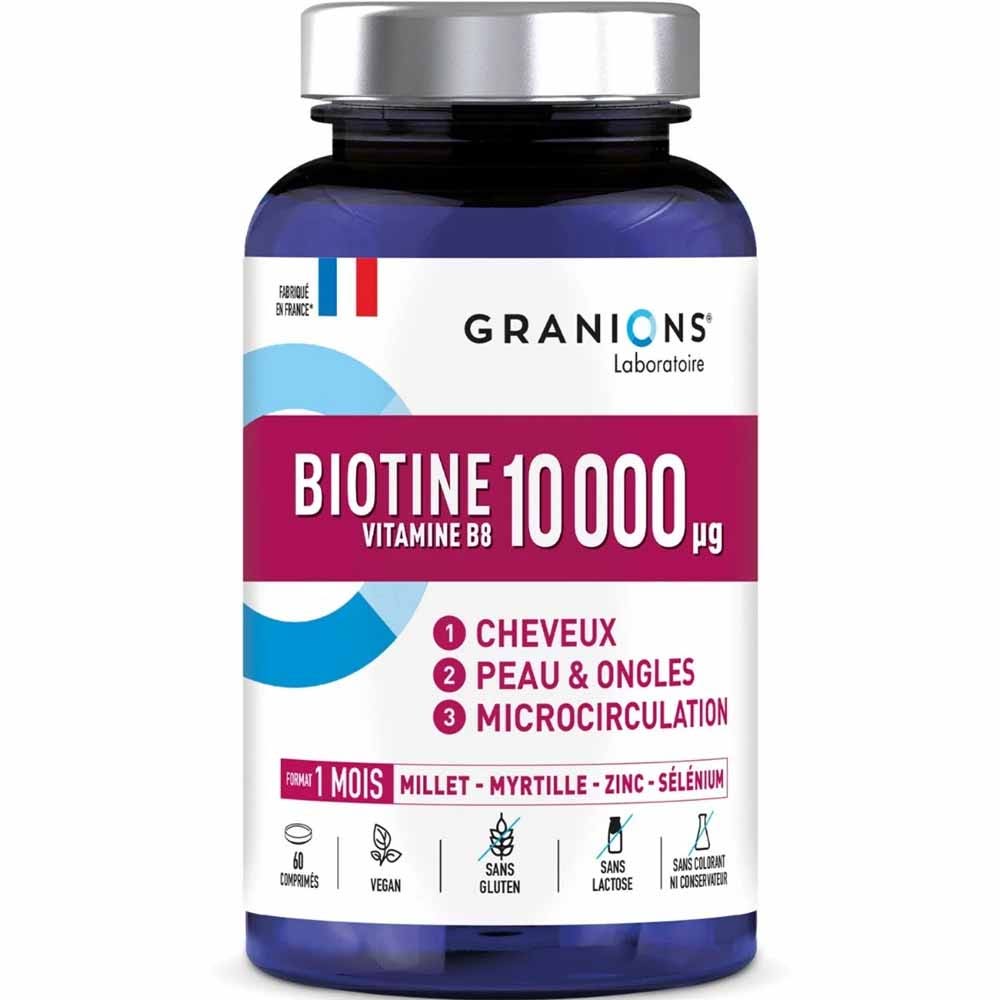 Granions Biotine 10 000 μg 60 Comprimés