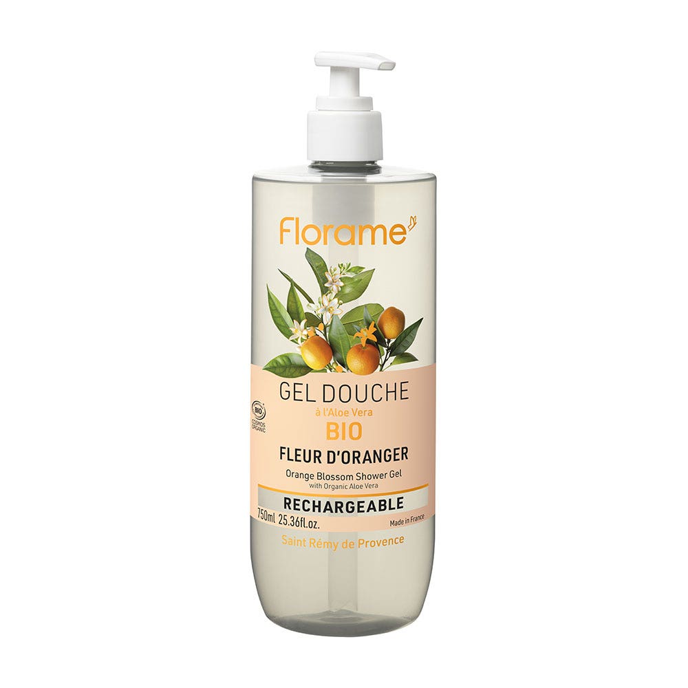 Florame Gel Douche Fleur D'Oranger Bio 750ml