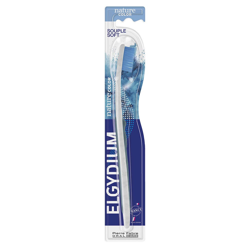 Elgydium Brosse à Dents Souple Soft Nature Color