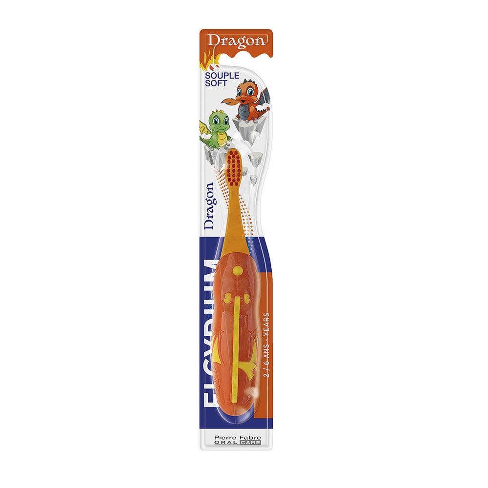 Elgydium Brosse à Dents Kids Dragon 2/6 ans