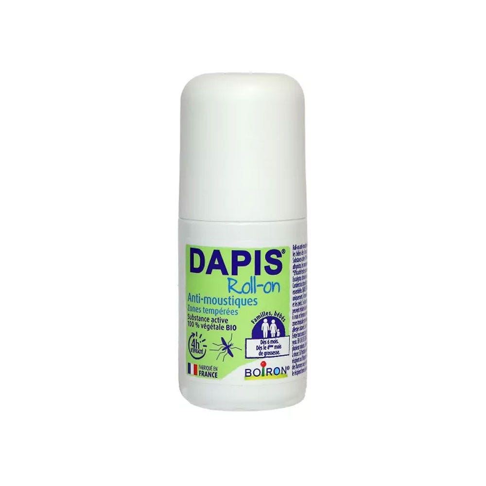 Boiron Dapis Roll-On Anti-Moustiques Zones Tempérées 40ml