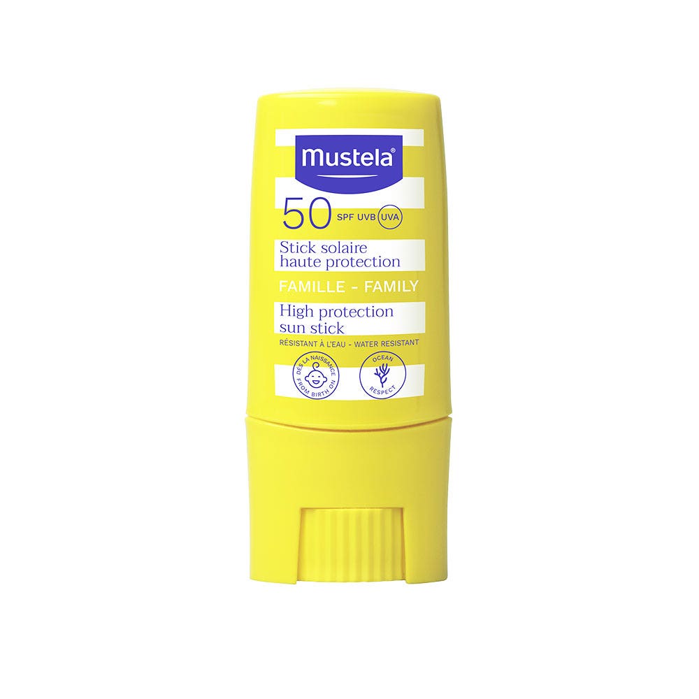 Mustela Stick Solaire Haute Protection SPF50 Famille 9ml
