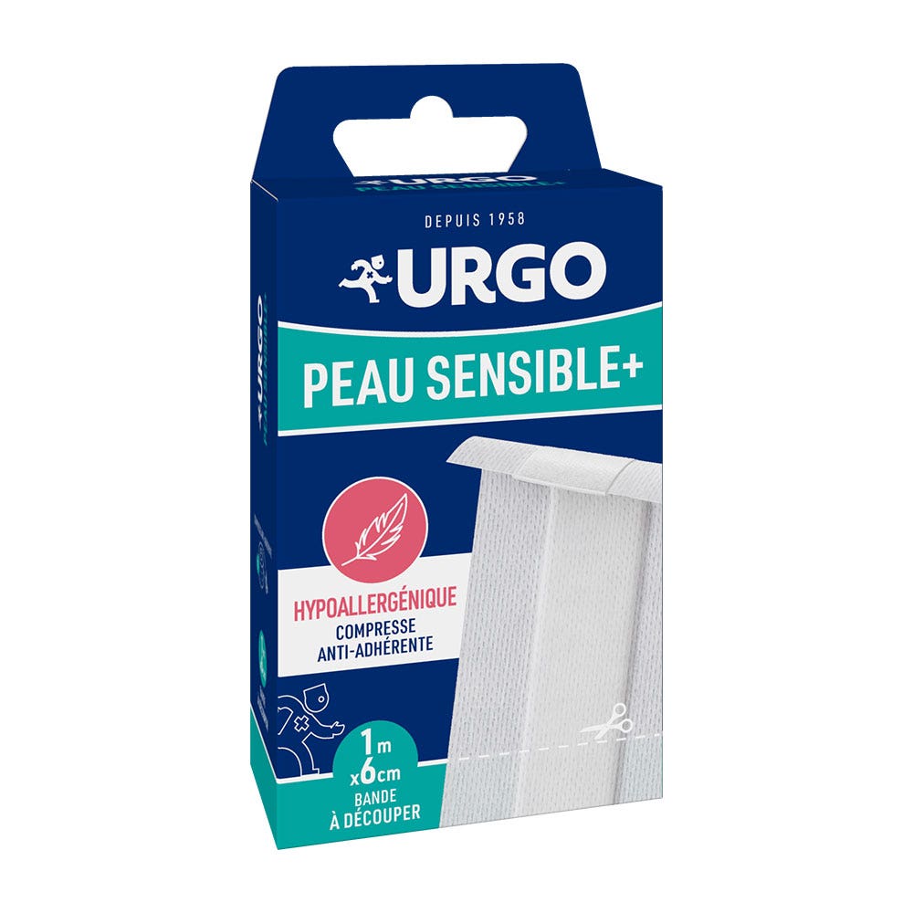 Urgo Bande À Découper Peaux Sensibles 1mx6cm