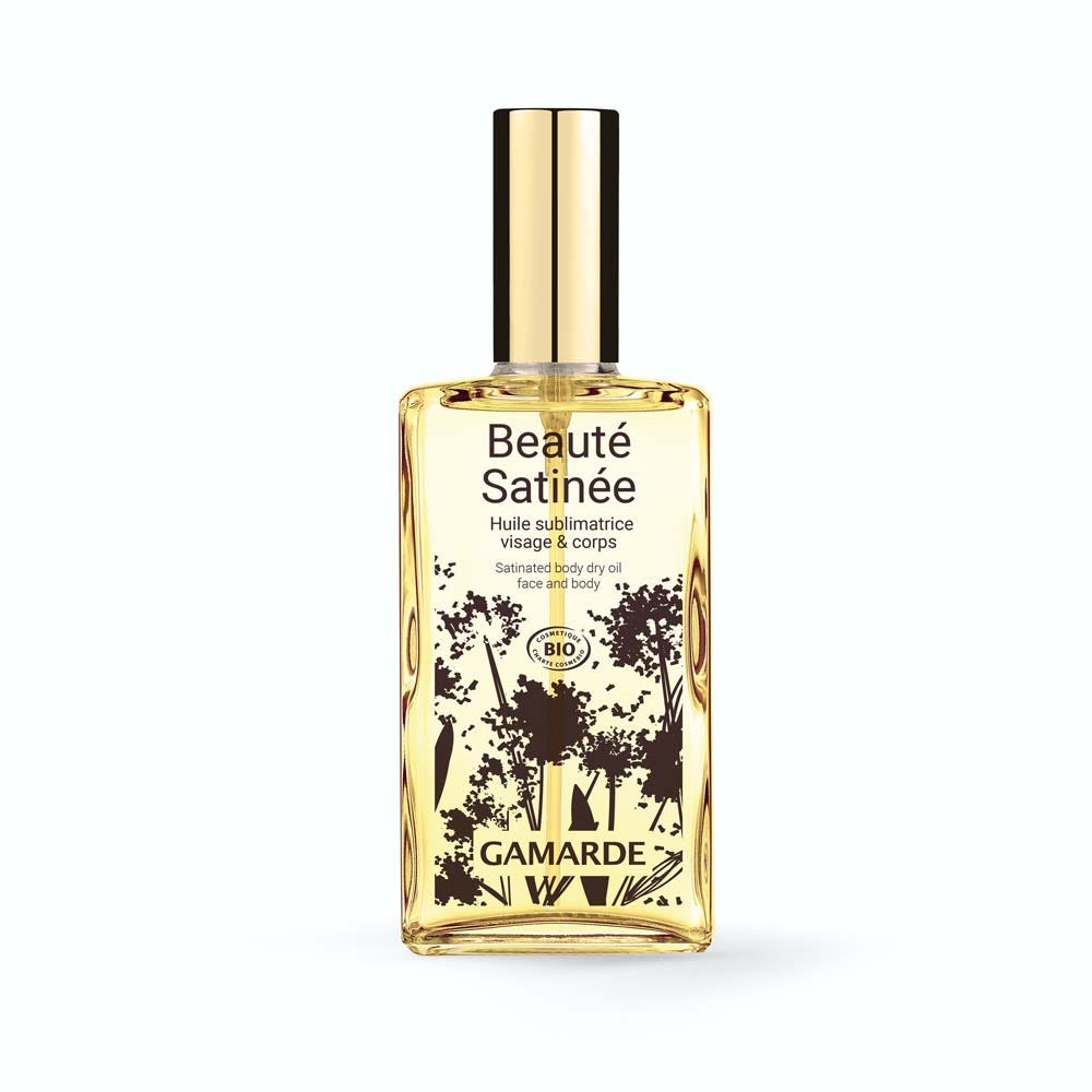 Gamarde Beauté Satinée Huile Sublimatrice Visage Corps Bio 100ml