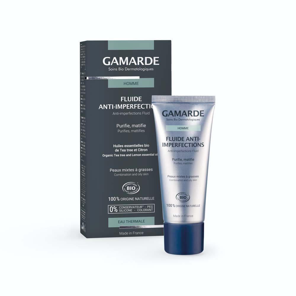 Gamarde Homme Fluide Anti-imperfections Bio 40ml