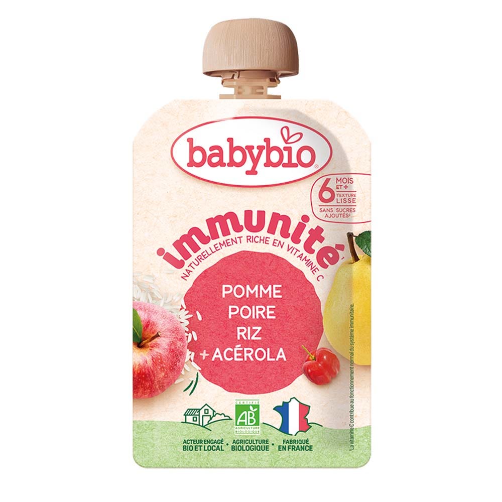 Babybio Fruits Gourde Immunité 100g