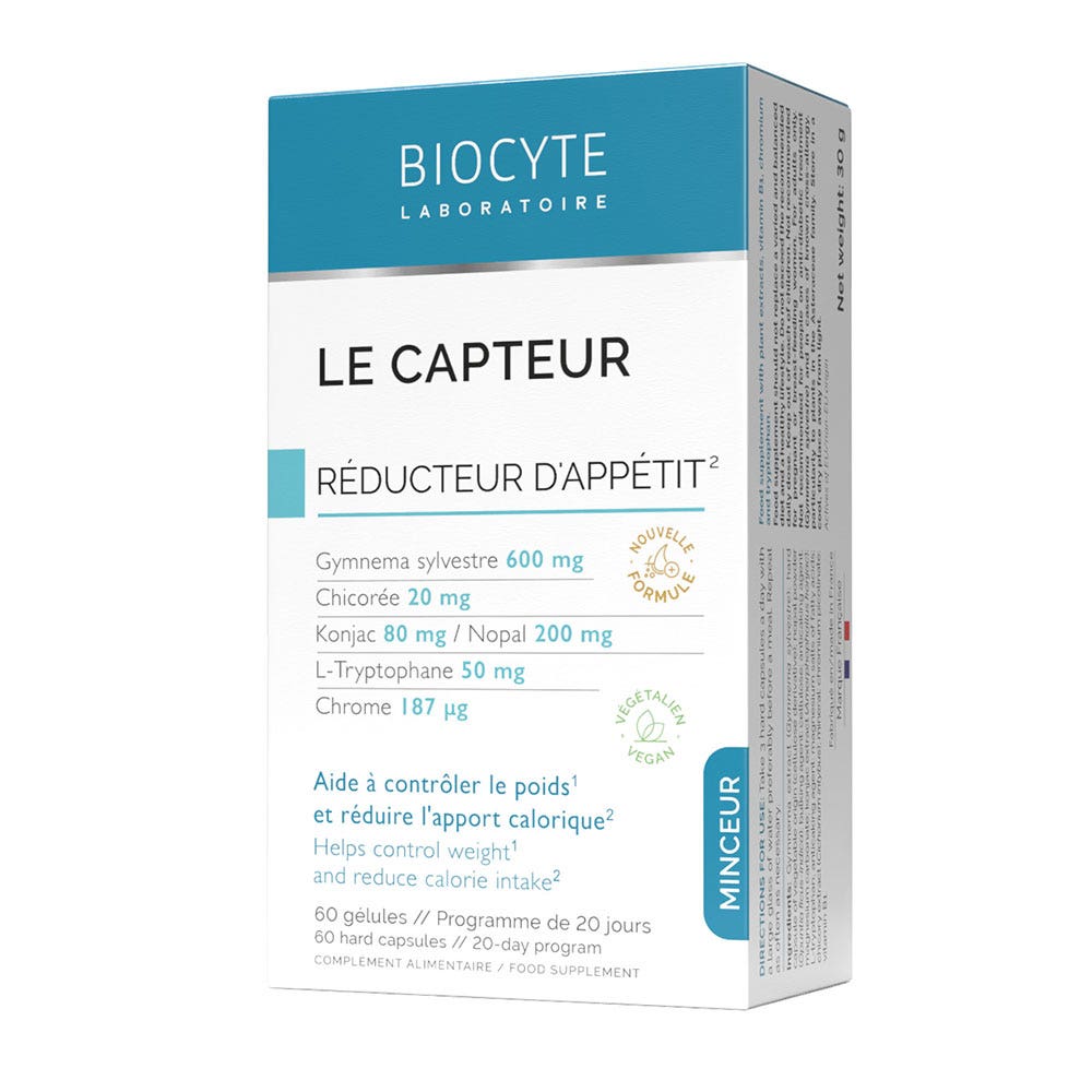Biocyte Minceur Le Capteur Réducteur d'Appétit 45 Gélules
