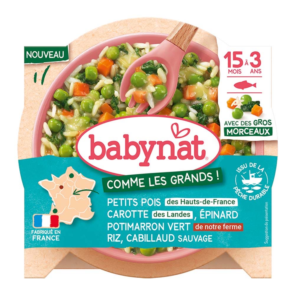Babybio Babynat Repas Instantané Dès 15 Mois 200g