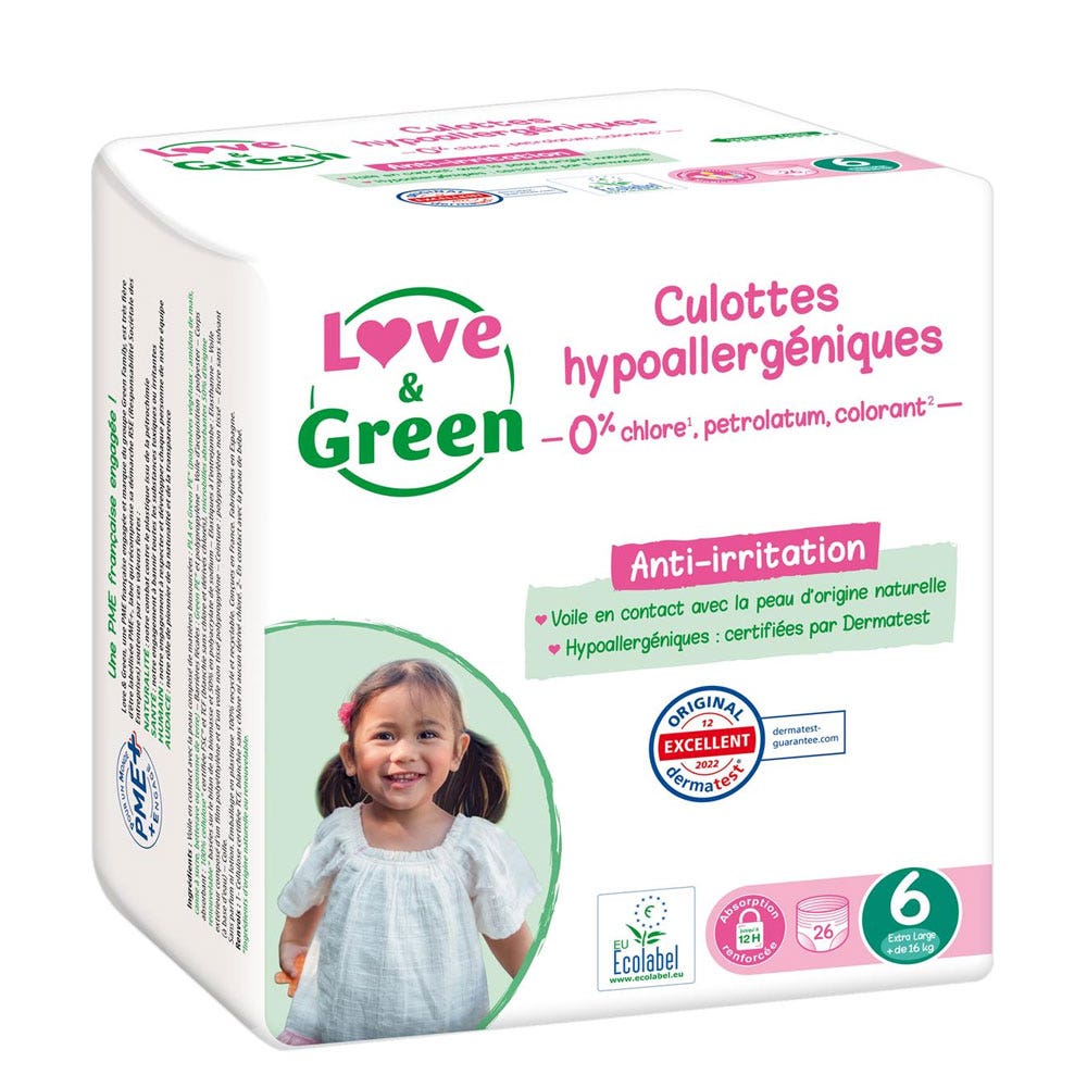 Extra large 16 culottes + de 16kg Love&Green
