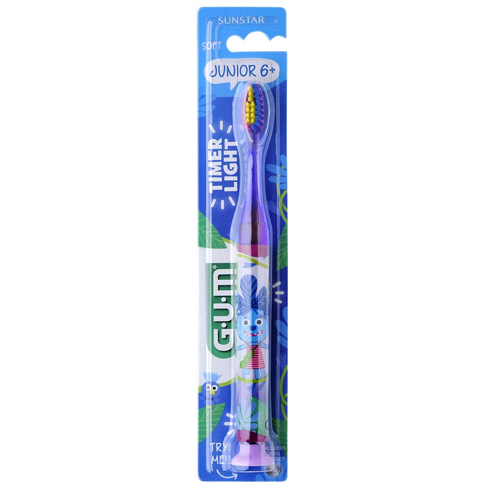 Gum Brosse A Dents Enfants Timer Light 7 Ans Et Plus