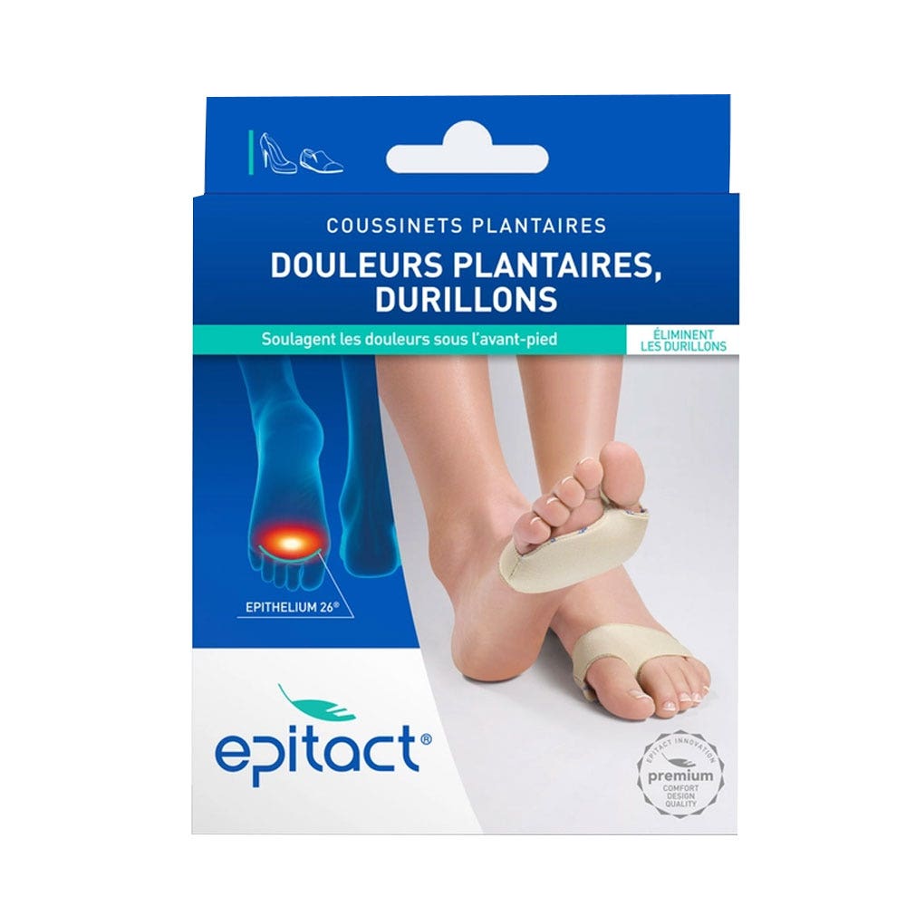 Epitact Coussinets plantaires Douleurs plantaires et durillons 1 paire