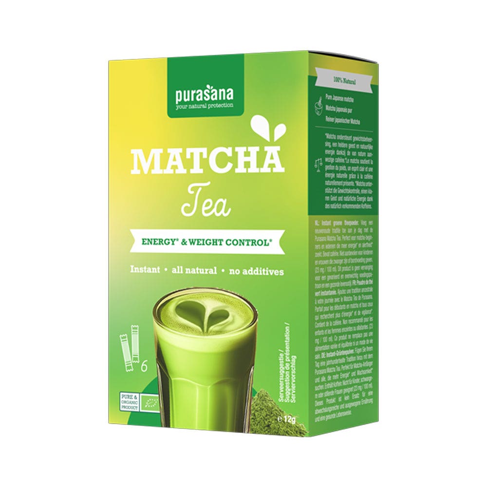 Purasana Matcha Thé Vert Instantané 6x2g