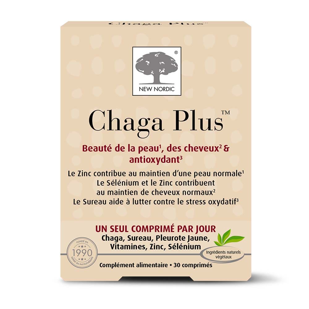 New Nordic Chaga Plus 30 Comprimés