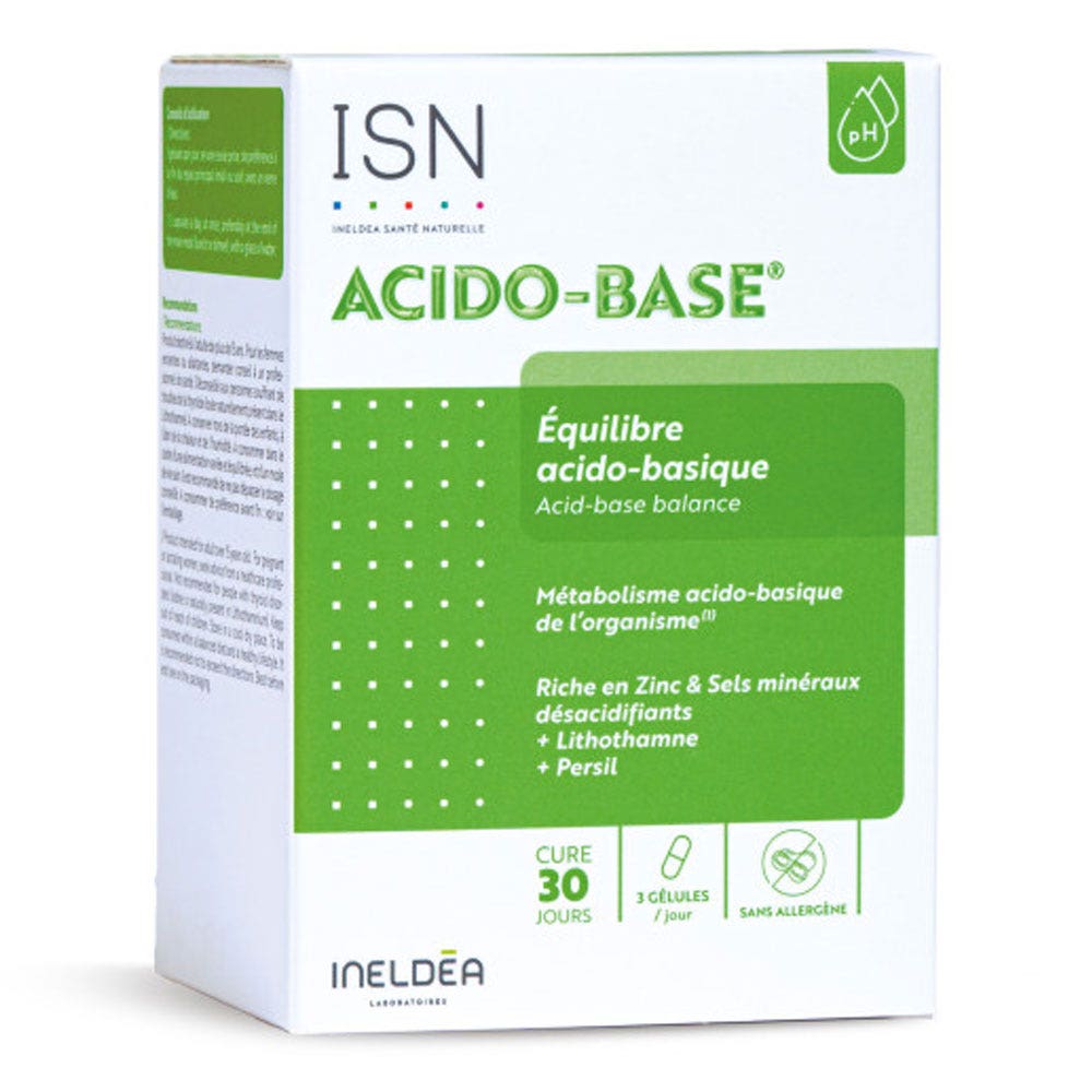Ineldea Santé Naturelle Acido Base Equilibre 90 Gelules Vegetales