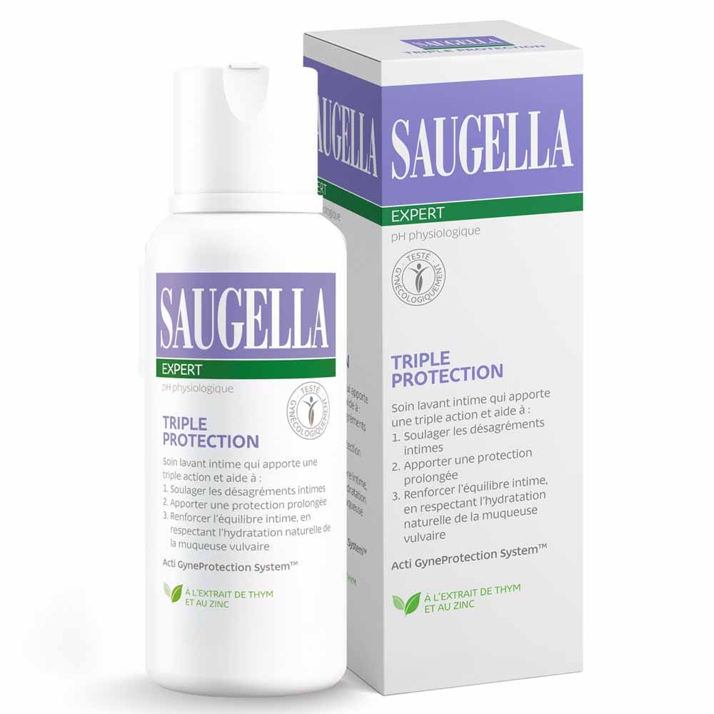 Saugella Triple Protection Soin Lavant Intime Inconforts Intimes 250ml
