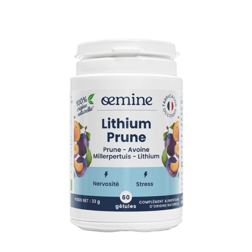 Oemine Lithium-prune 60 gélules