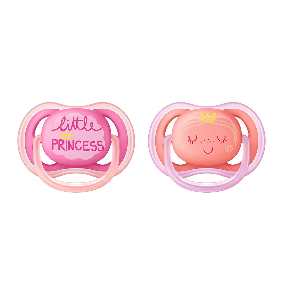 Avent Ultra-Air Sucettes symétriques silicone 6 à 18 Mois x2