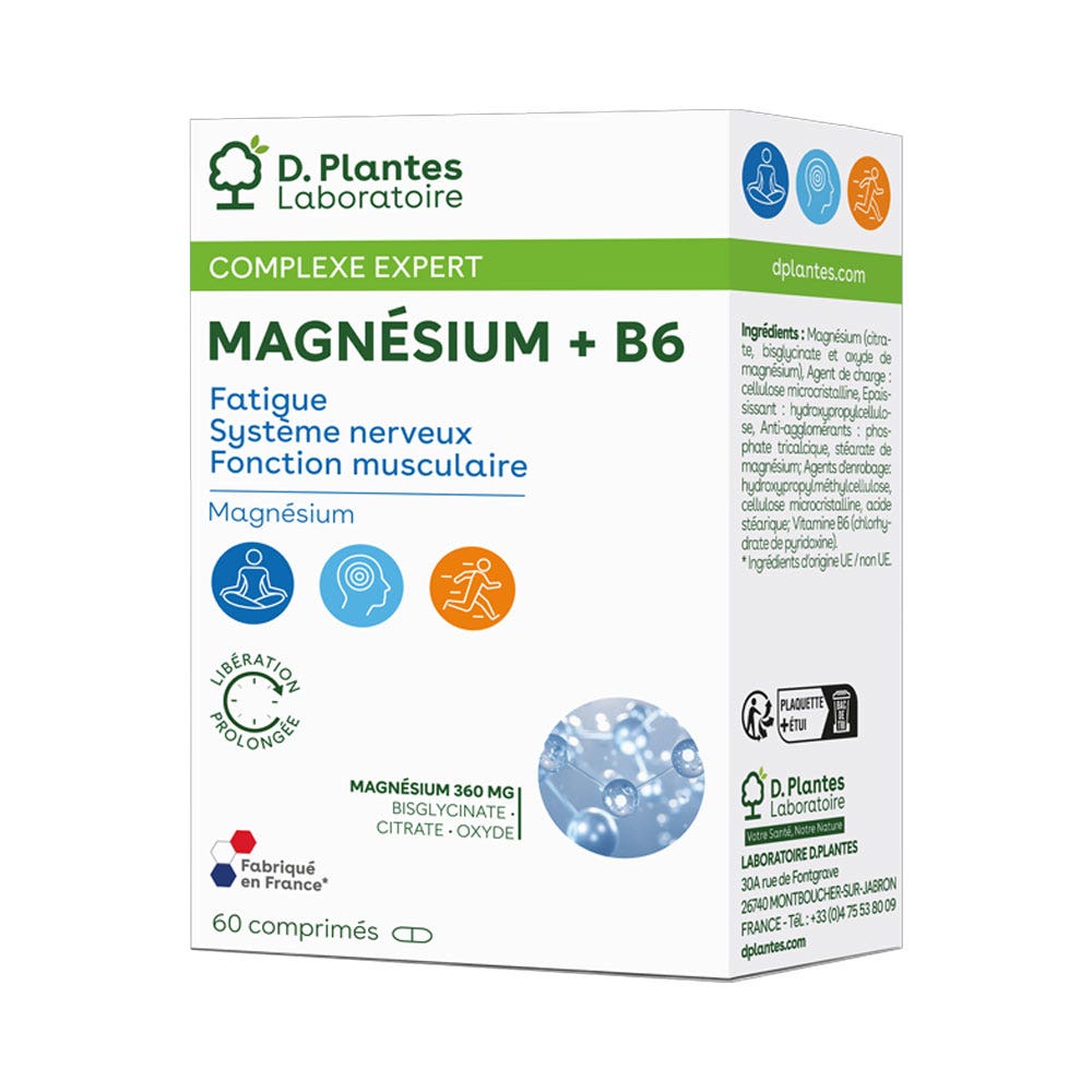 D. Plantes Magnésium + B6 60 comprimés