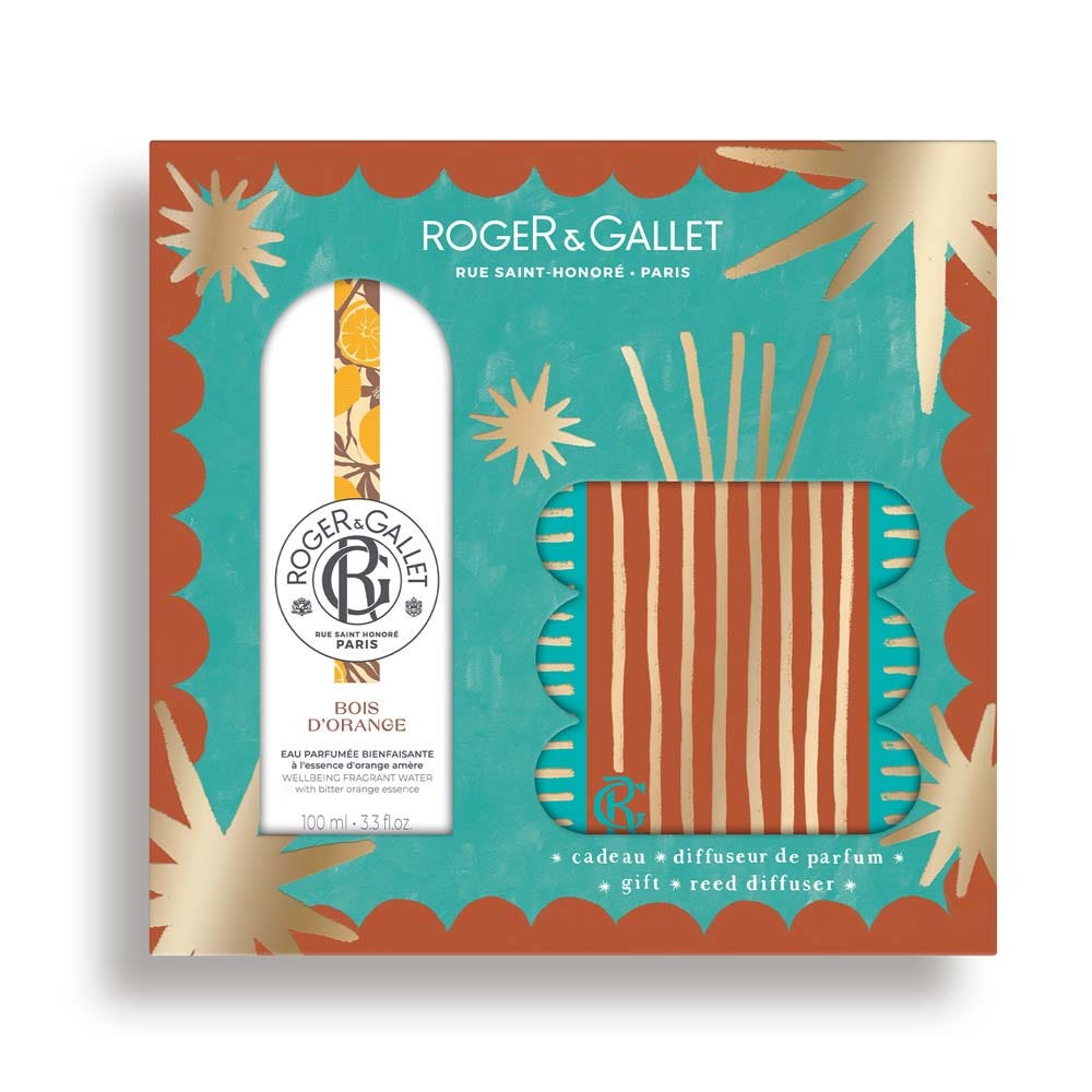 Roger & Gallet Bois D'Orange Coffret Eau Parfumée Bienfaisante 100ml + Diffuseur De Parfum