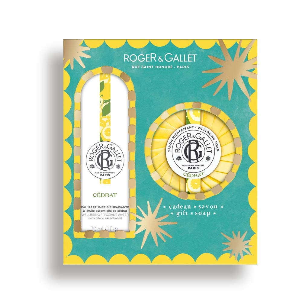 Roger & Gallet Cédrat Coffret Eau Parfumée 30ml + Savon 100g