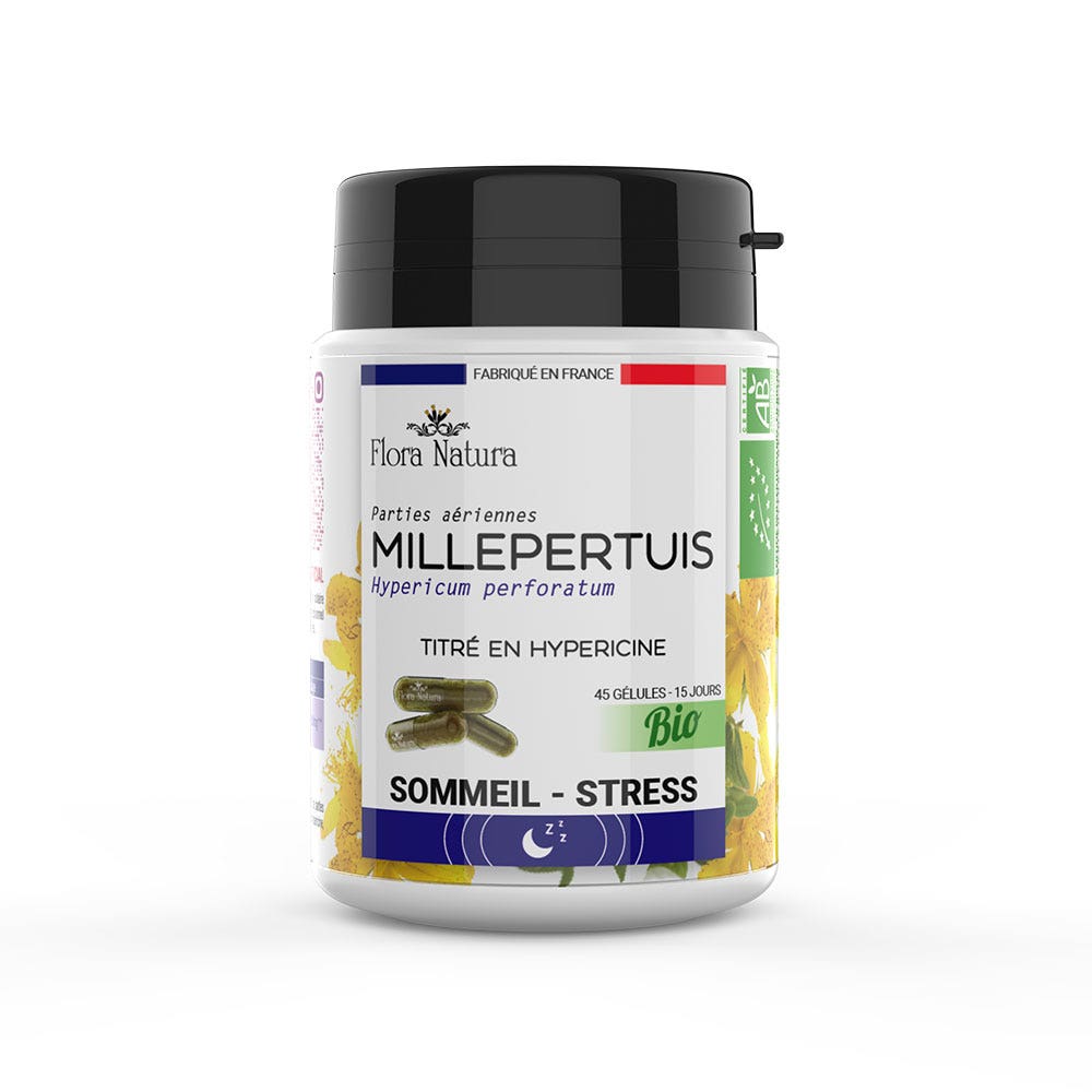 Flora Natura Millepertuis Bio 45 Gélules