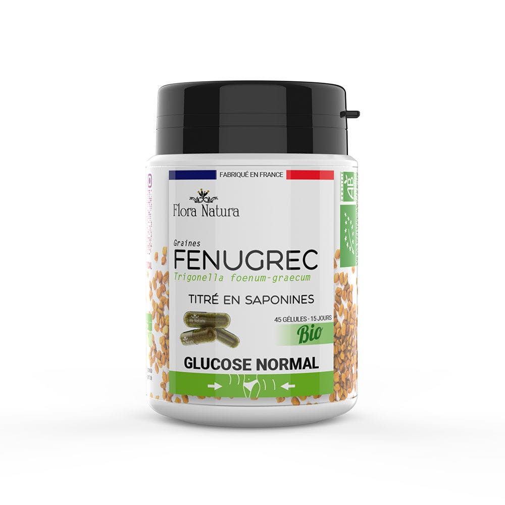 Flora Natura Fenugrec Bio 45 Gélules