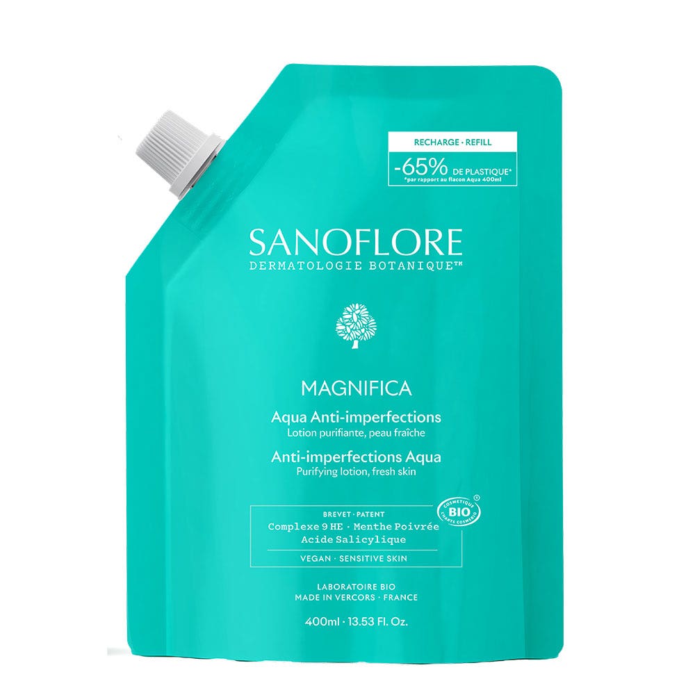 Sanoflore Magnifica Aqua Anti-Imperfections Éco-Recharge 400ml