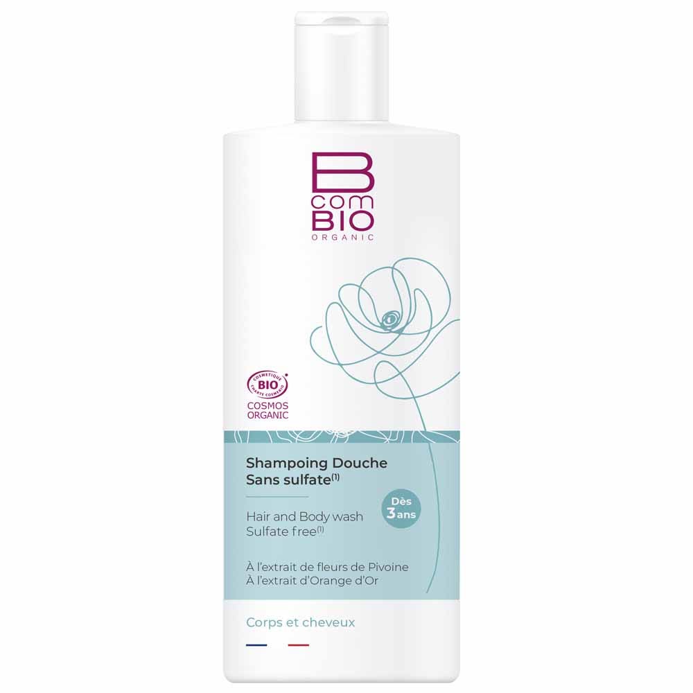 Bcombio Shampooing Douche Sans Sulfate Bio 500ml