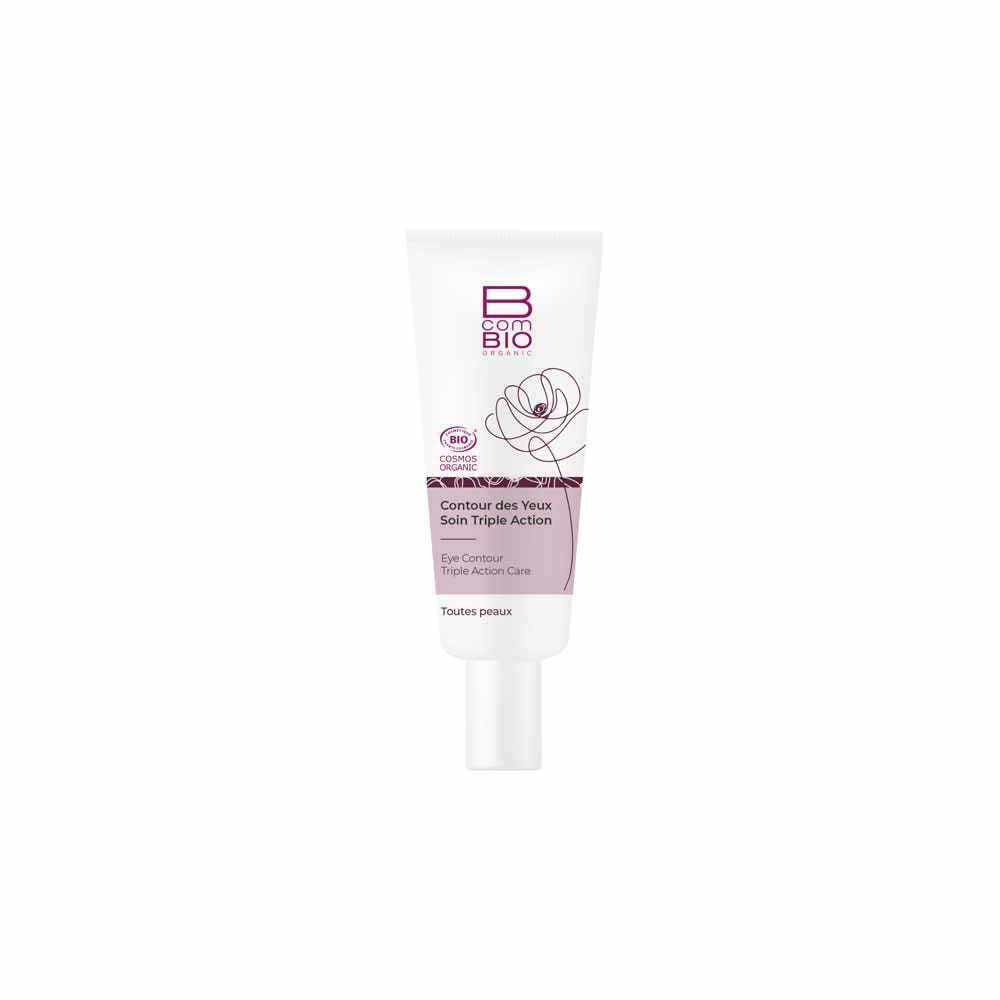 Bcombio Organic Contour Des Yeux Soin Triple Action Bio 20ml