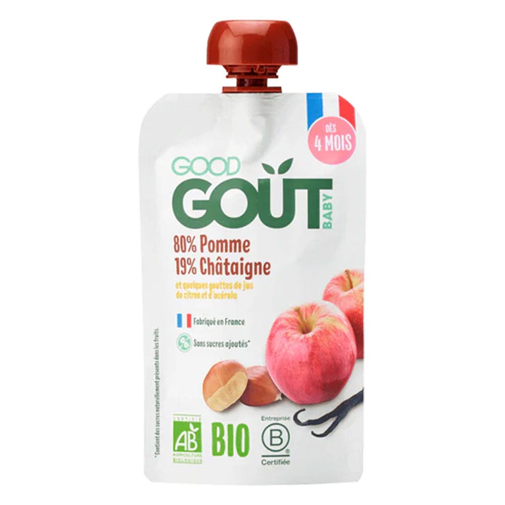 Good Gout Purée De Fruits et légumes Bio Dès 4 Mois 120g