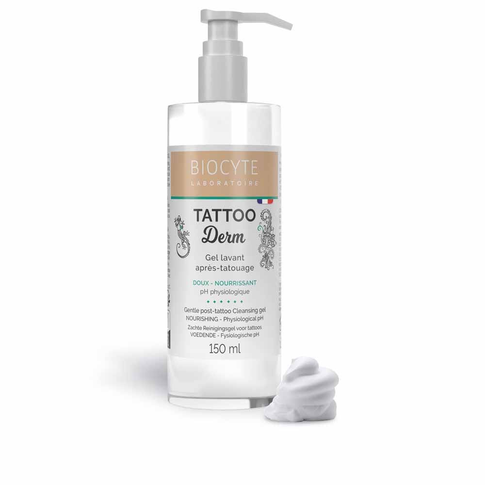 Biocyte Tattoo Derm Gel lavant après-tatouage Doux PH physiologique 150ml