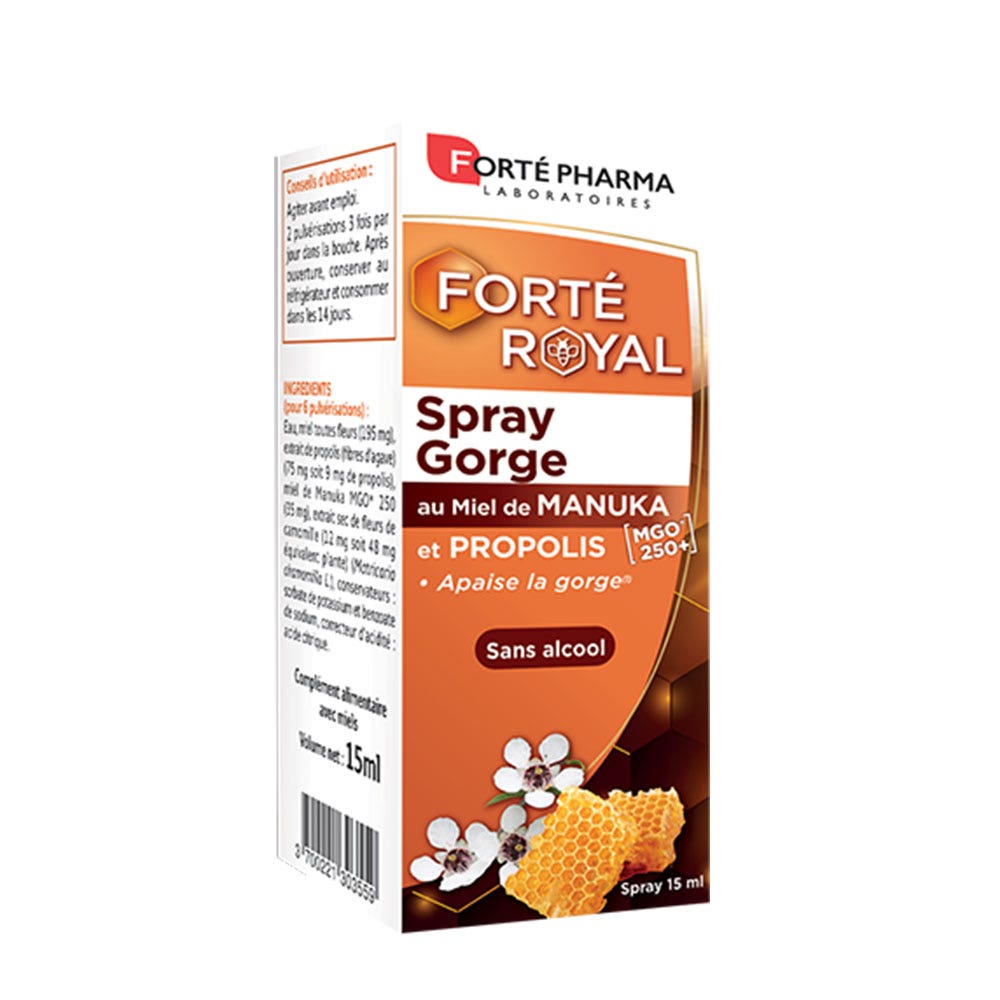 Forté Pharma Forté Royal Spray Gorge au Miel de Manuka & Propolis 15ml