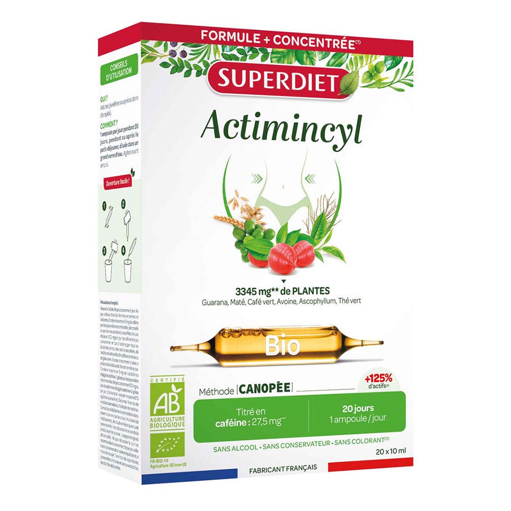 Superdiet Actimincyl Bio 20 Ampoules