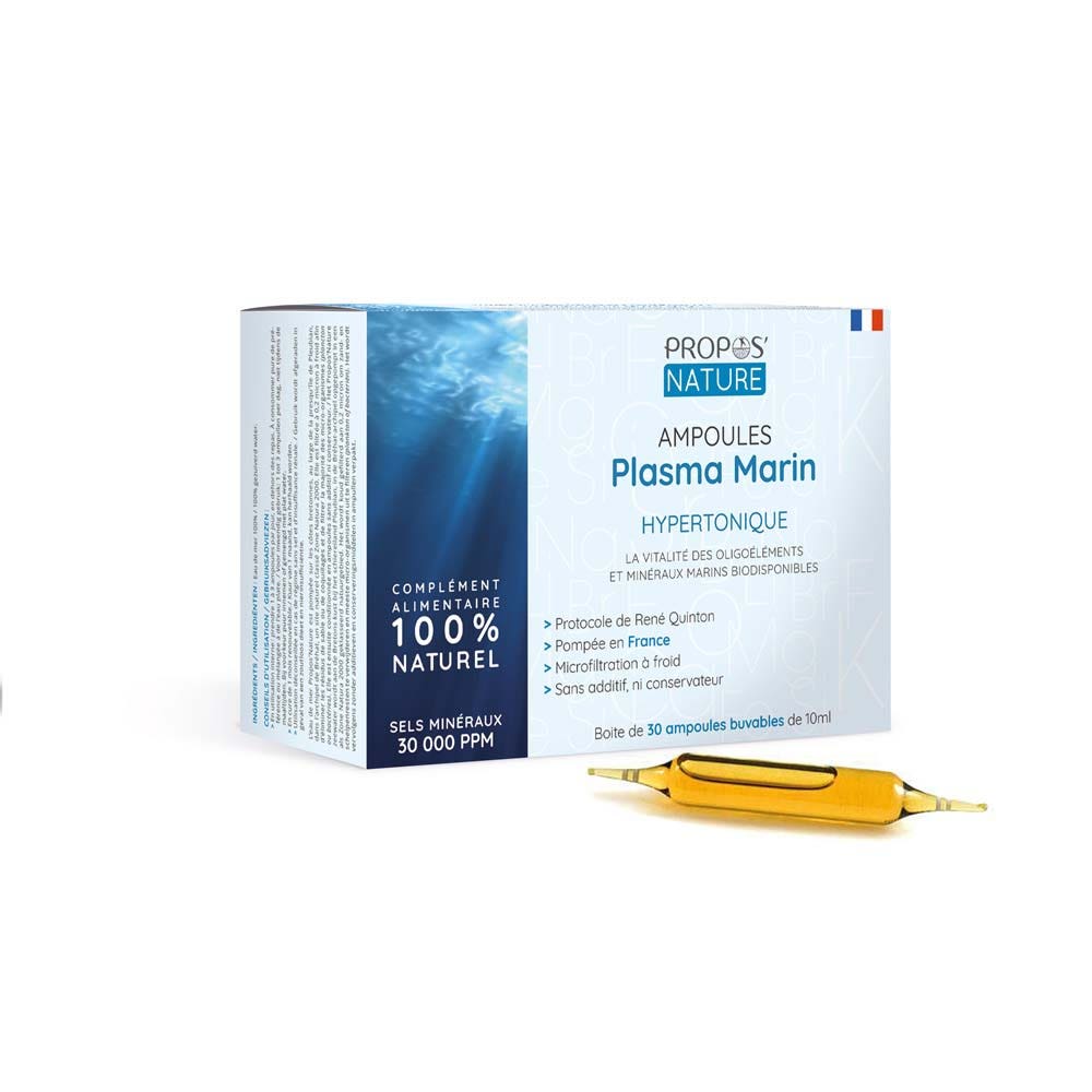 Propos'Nature Bio Marine Plasma Marin Hypertonique 30 ampoules