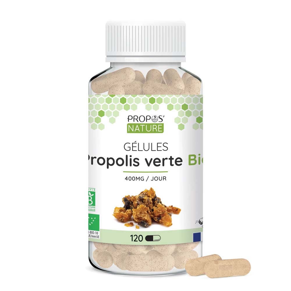 Propos'Nature Propolis Verte Bio 120 Gélules