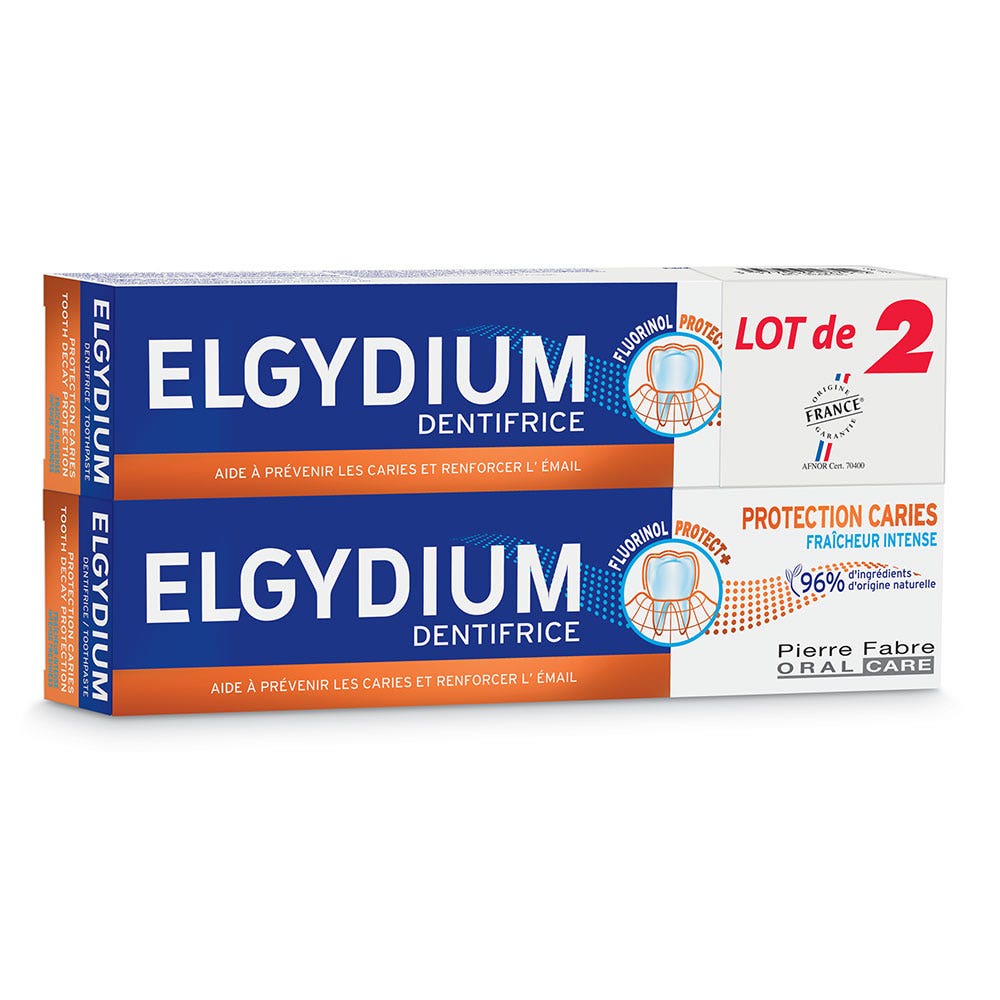 Elgydium Dentifrice Protection Caries 2x75ml